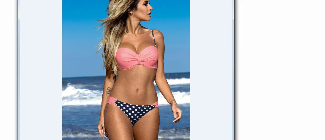 est Sexy Women Bandage Bikini Set Push-up Padded Bra Swimsuit Bathing Suit Swimwear Women's Swimwear Bikinis Tankini