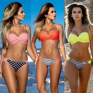 est Sexy Women Bandage Bikini Set Push-up Padded Bra Swimsuit Bathing Suit Swimwear Women's Swimwear Bikinis Tankini