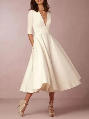 Eulalia | Elegant Midi Dress