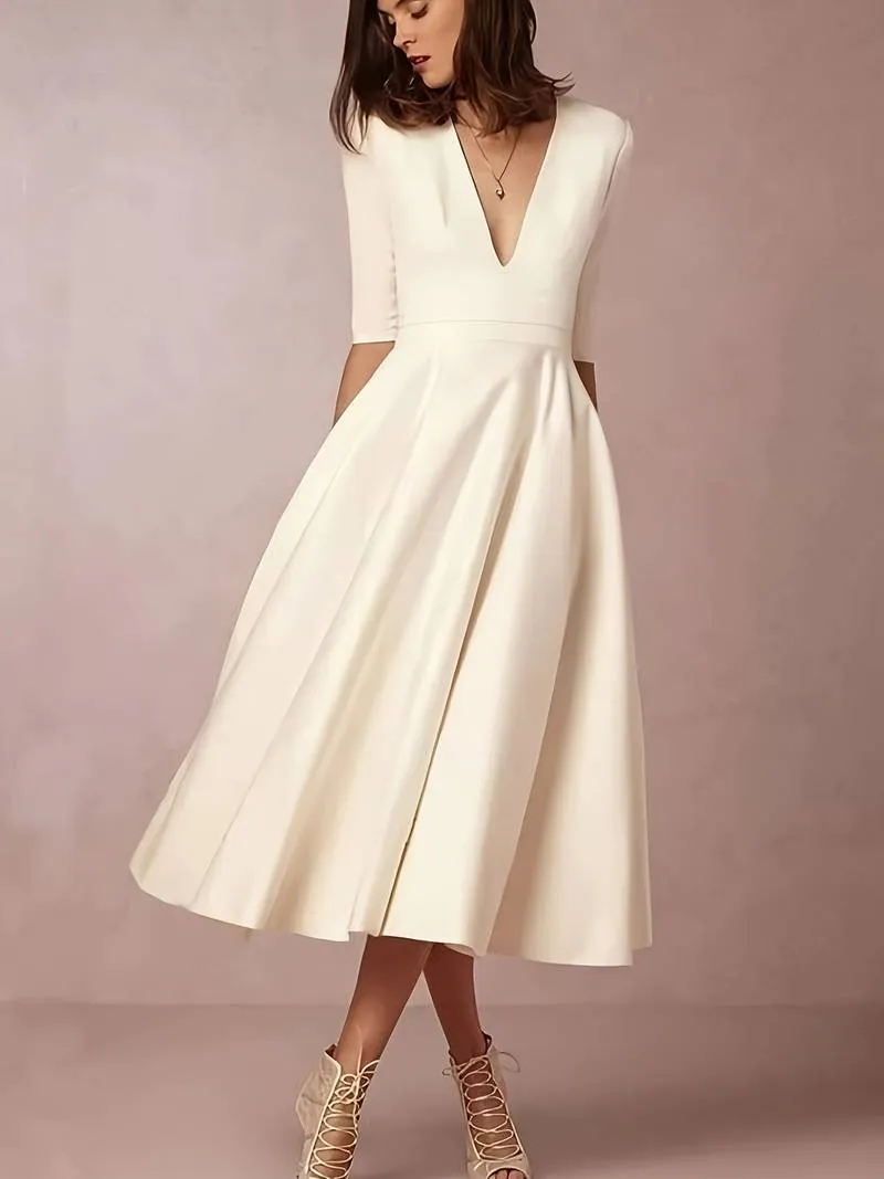Eulalia | Elegant Midi Dress