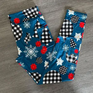 Fancy Holiday with Side Pocket Leggings