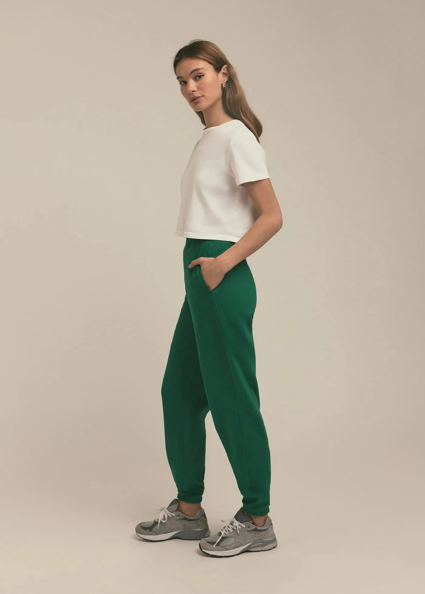 Favorite Daughter Logo Jogger Emerald