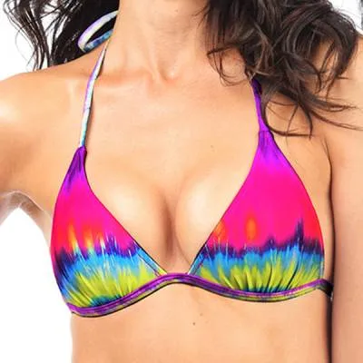 FINAL SALE Envy Push Up® Print String Bikini Top