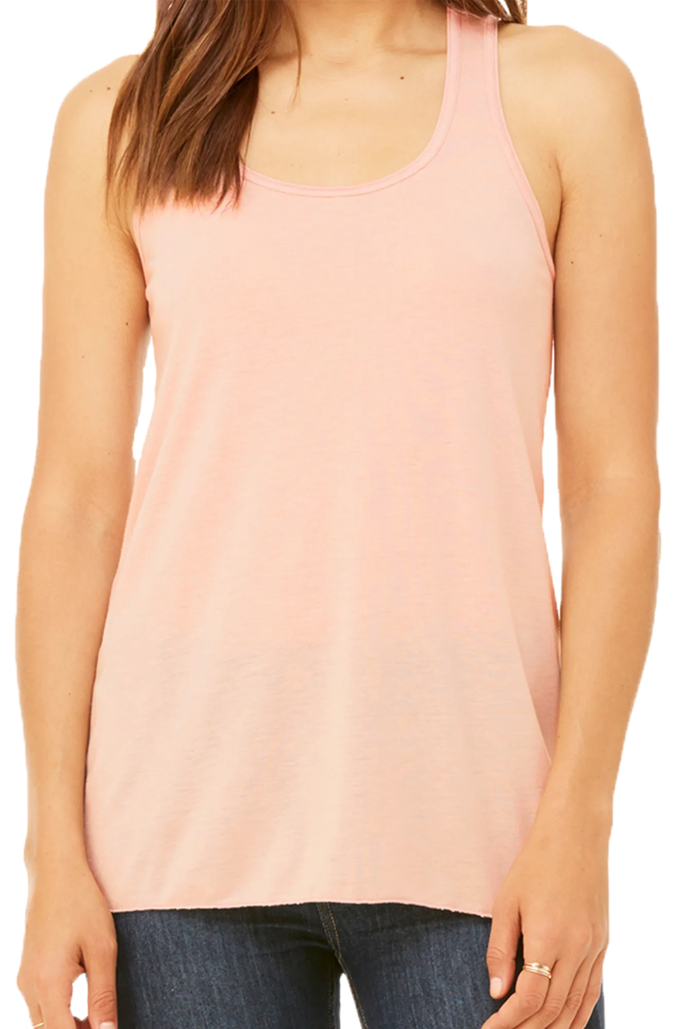 Float Drink Tan Repeat Flowy Racerback Tank