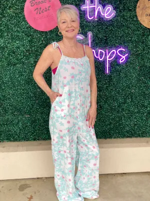 Floral Lacey Jumpsuit