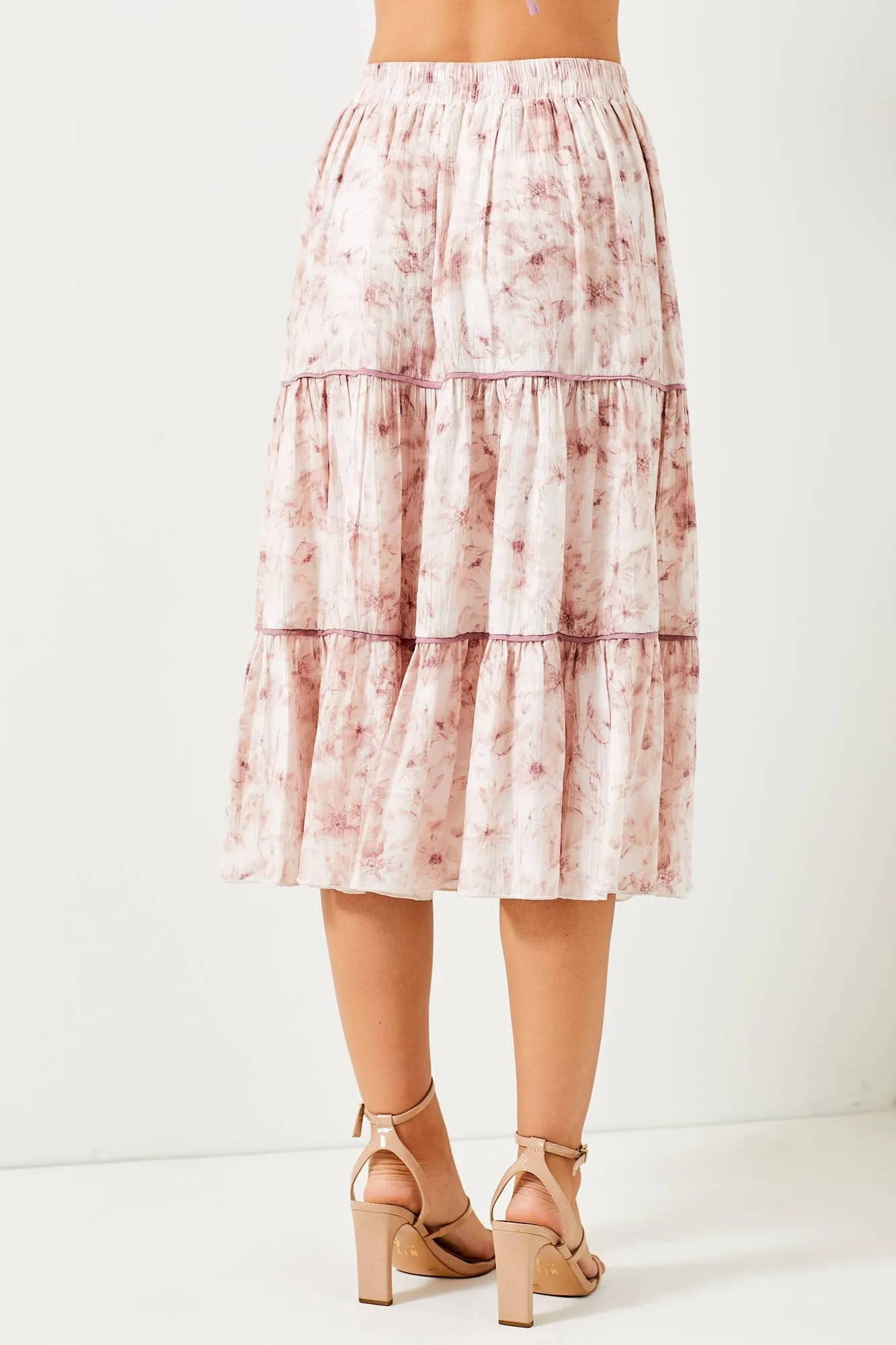 Flourished Floral Skirt