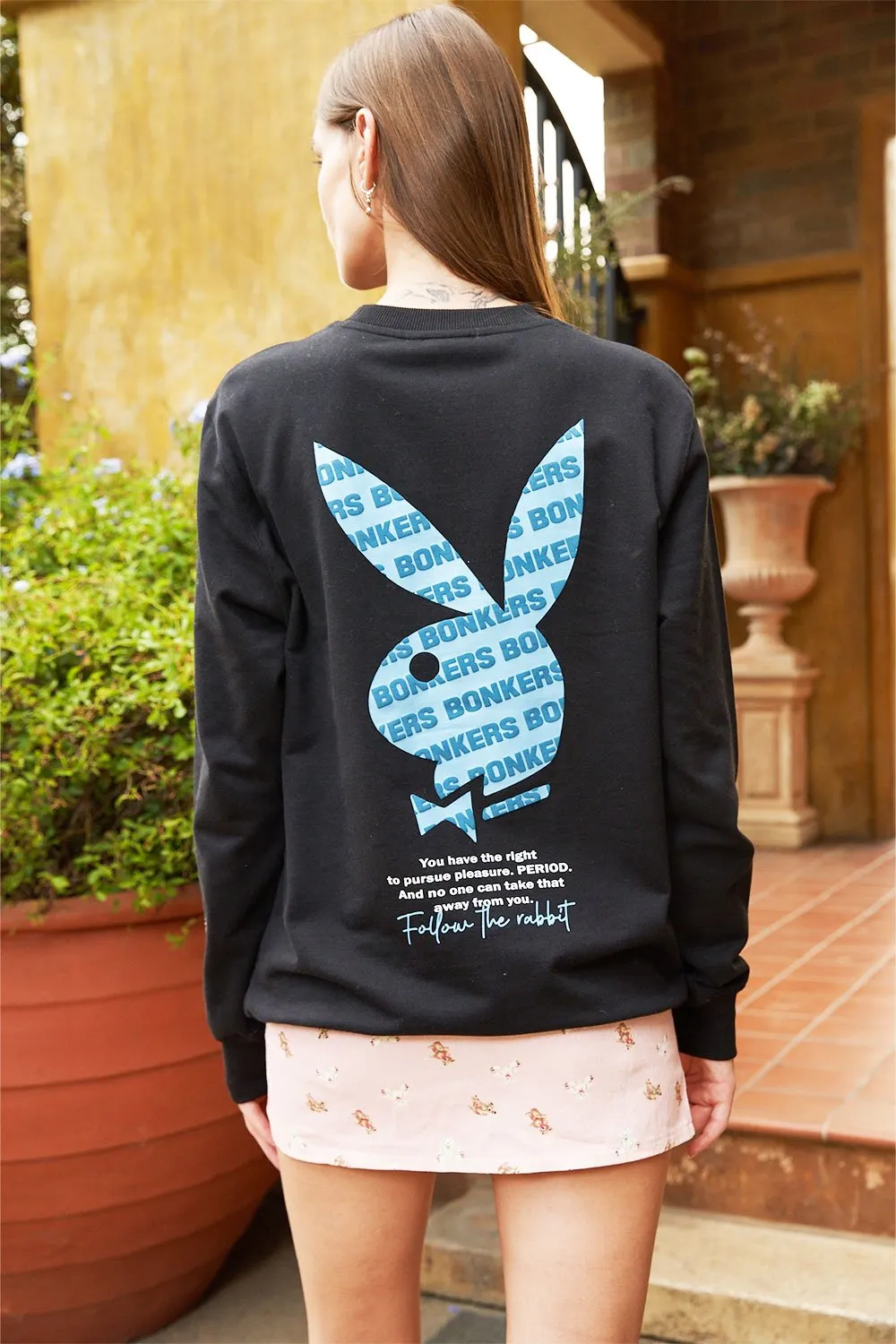 Follow The Rabbit Oversized Sweatshirt