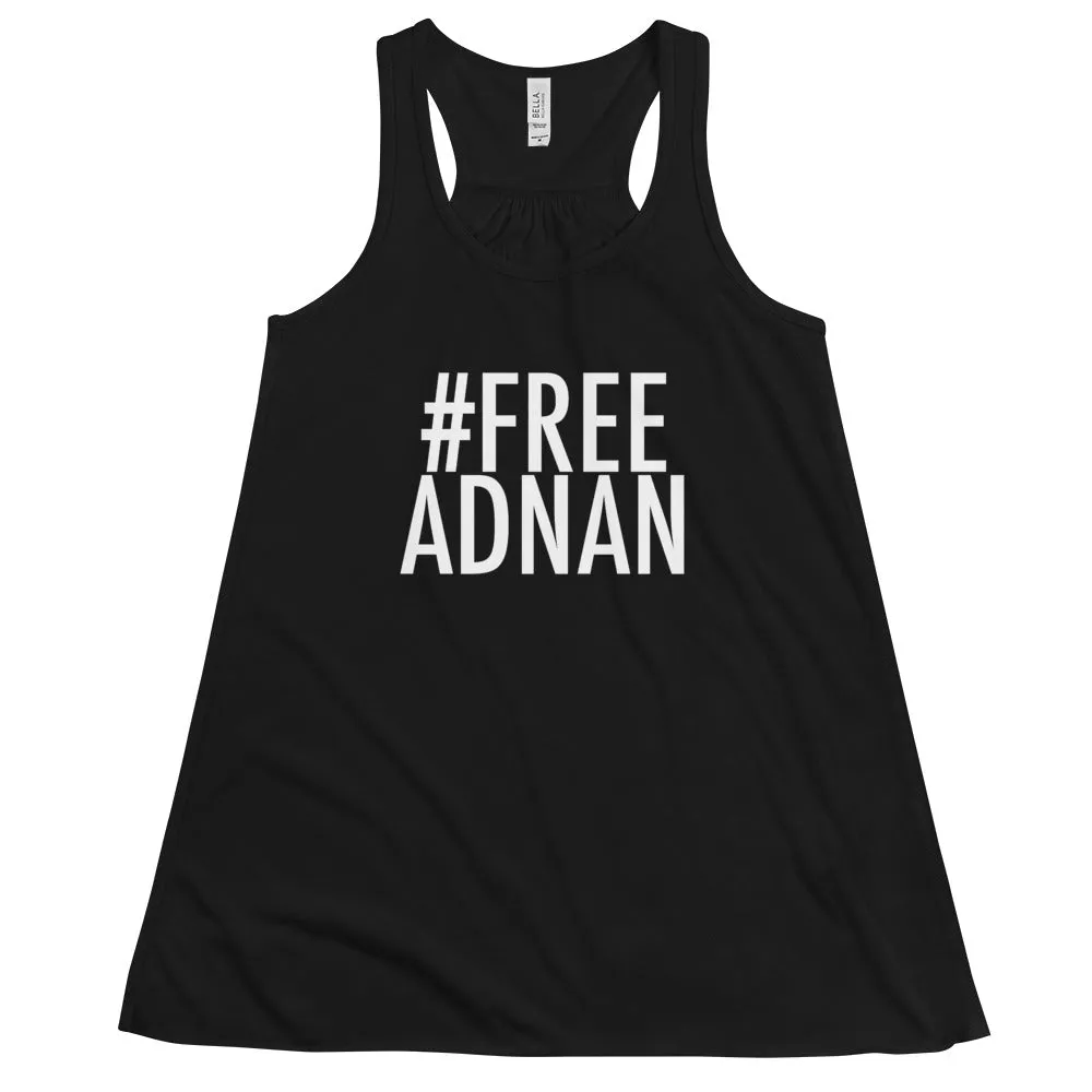 Free Adnan Women's Flowy Racerback Tank
