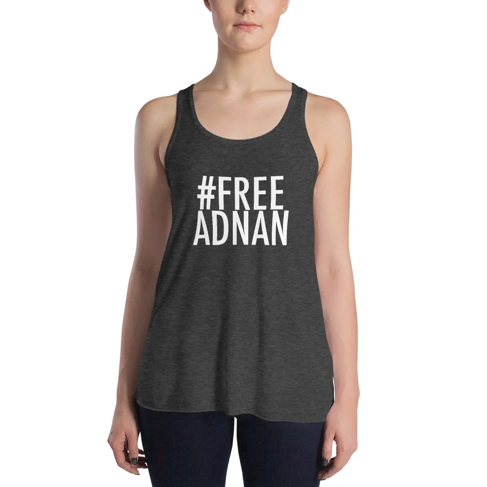 Free Adnan Women's Flowy Racerback Tank