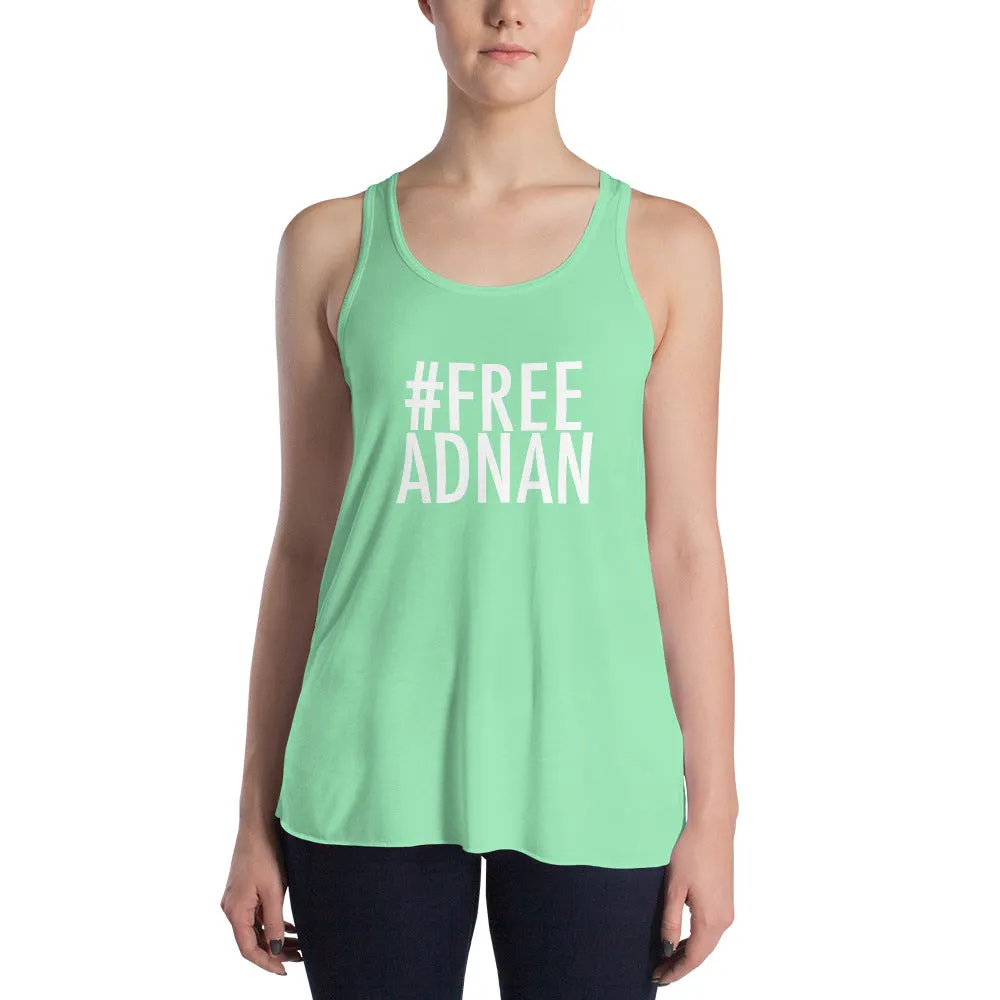 Free Adnan Women's Flowy Racerback Tank