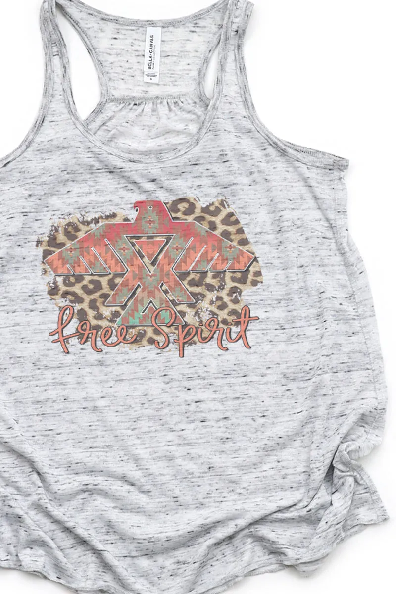 Free Spirit Thunderbird Flowy Racerback Tank