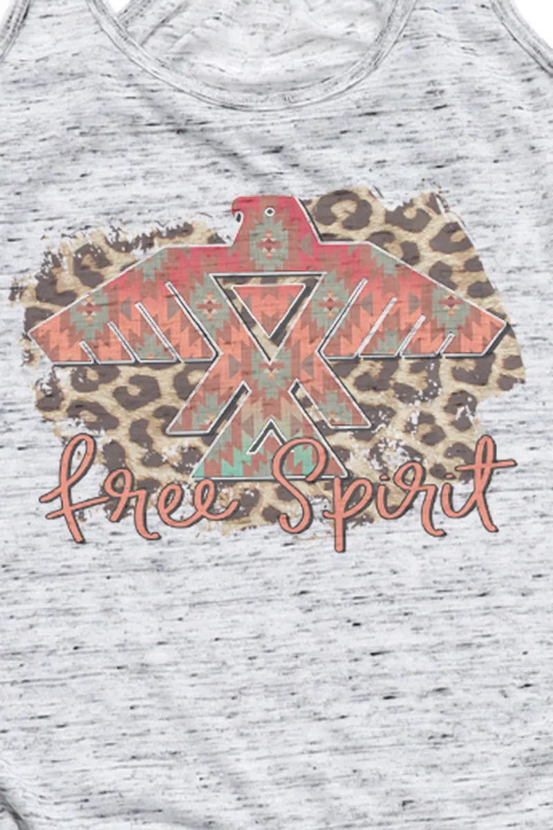 Free Spirit Thunderbird Flowy Racerback Tank