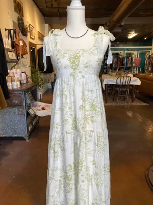 Fruit Blossom Midi Dress