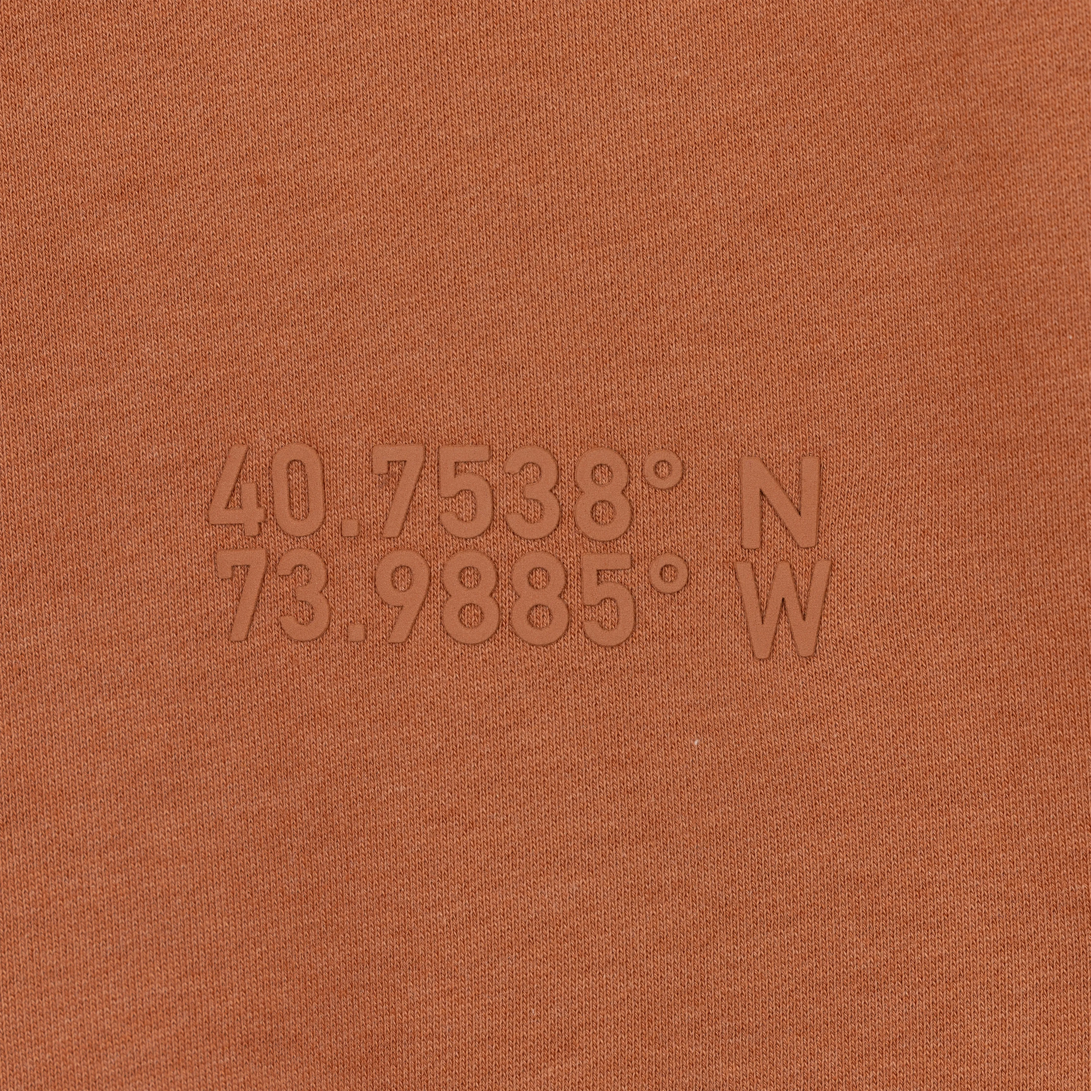 Gender Neutral Oversized Fleece Hoodie - Amber Brown