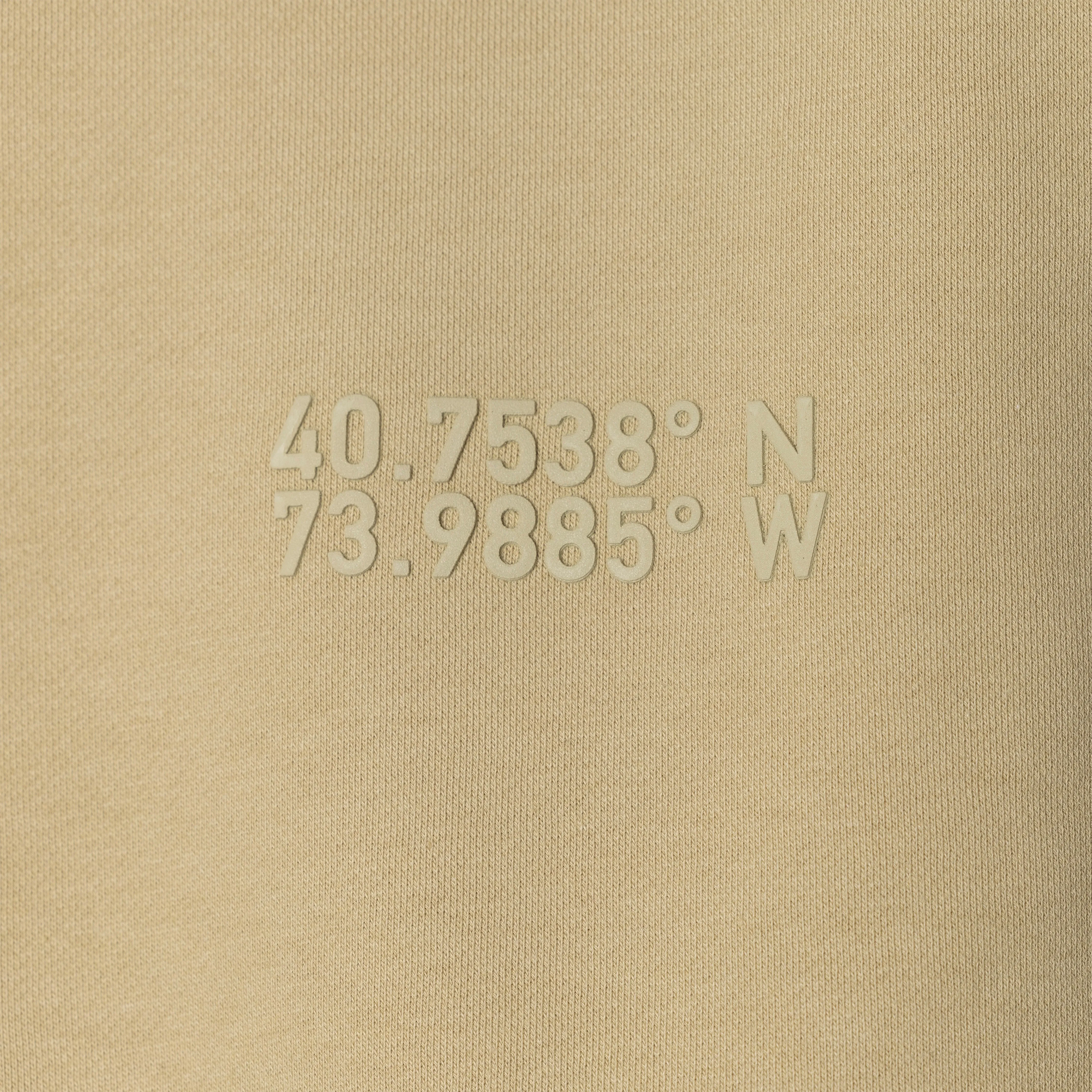 Gender Neutral Oversized Fleece Hoodie - Pale Khaki