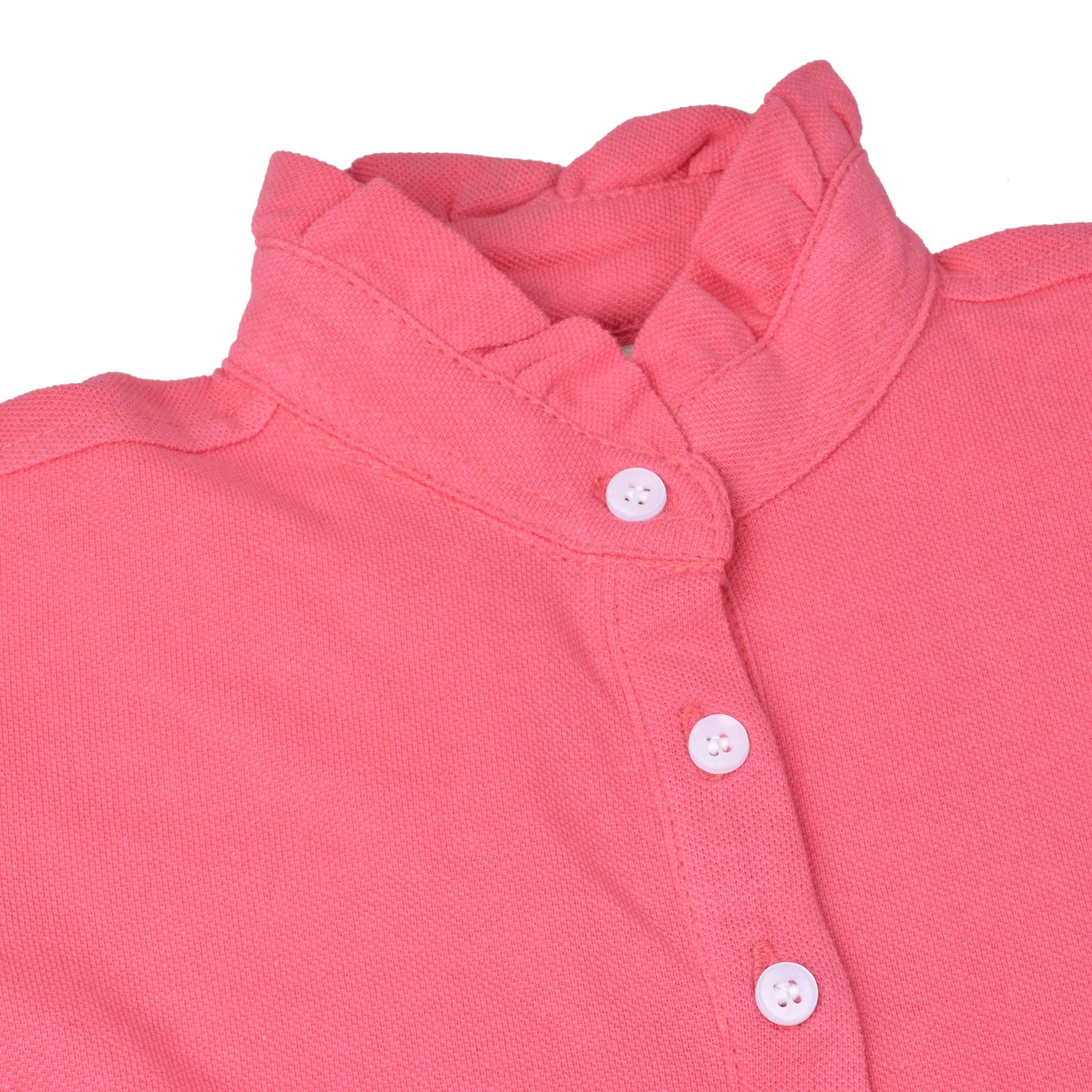Girls Pink Polo Dress