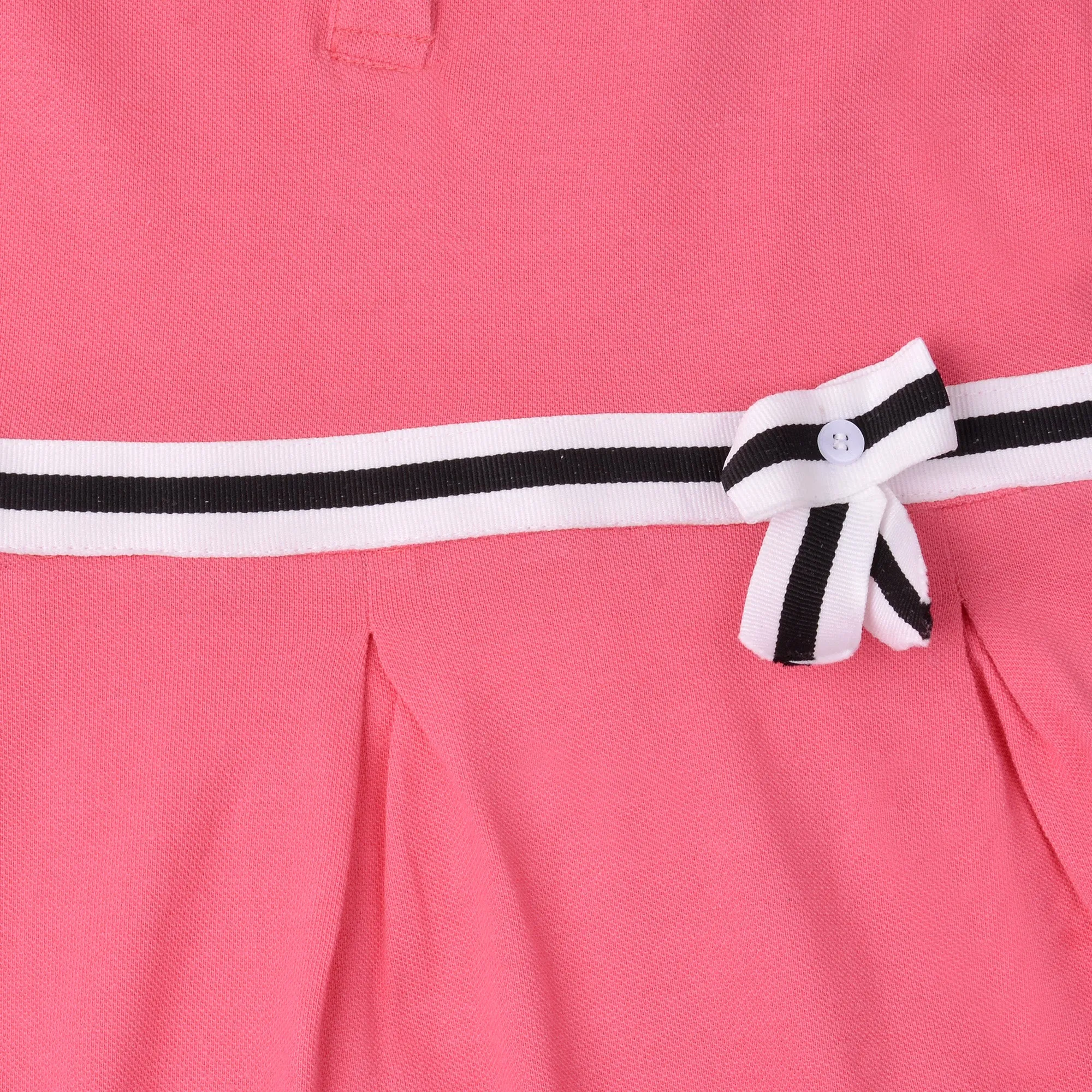 Girls Pink Polo Dress
