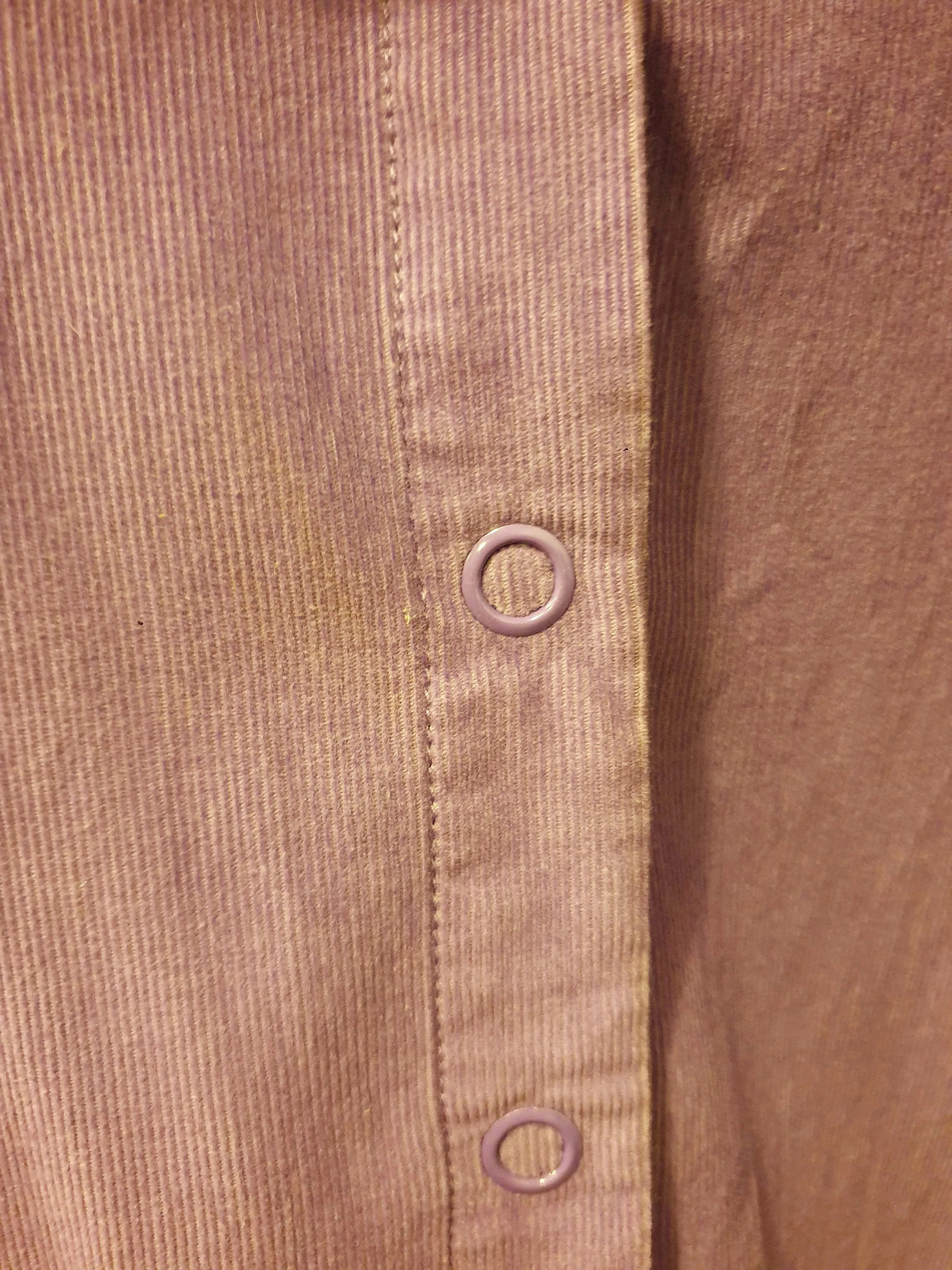 Gorman purple cord tiered shirt style dress size 16
