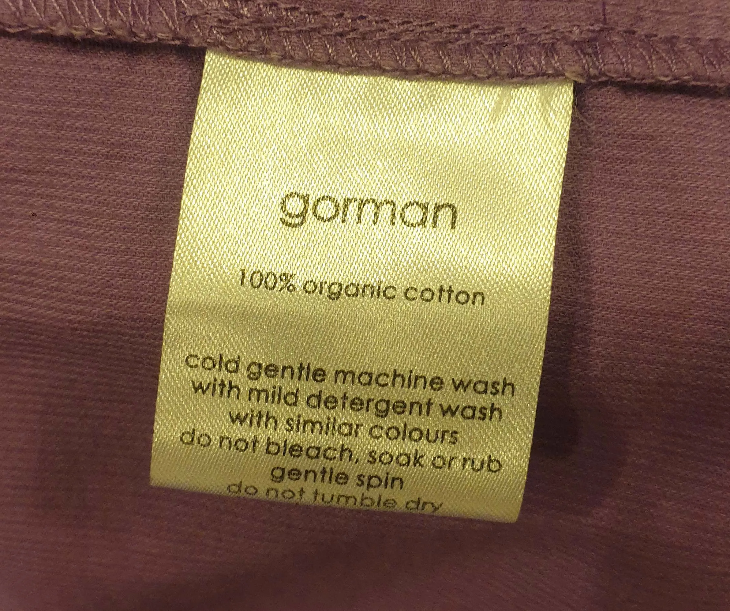 Gorman purple cord tiered shirt style dress size 16