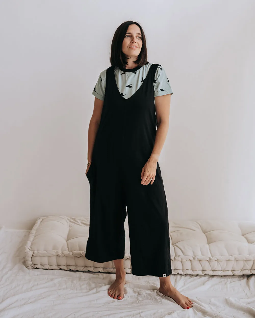 Grace Black Wide Leg Jumpsuit