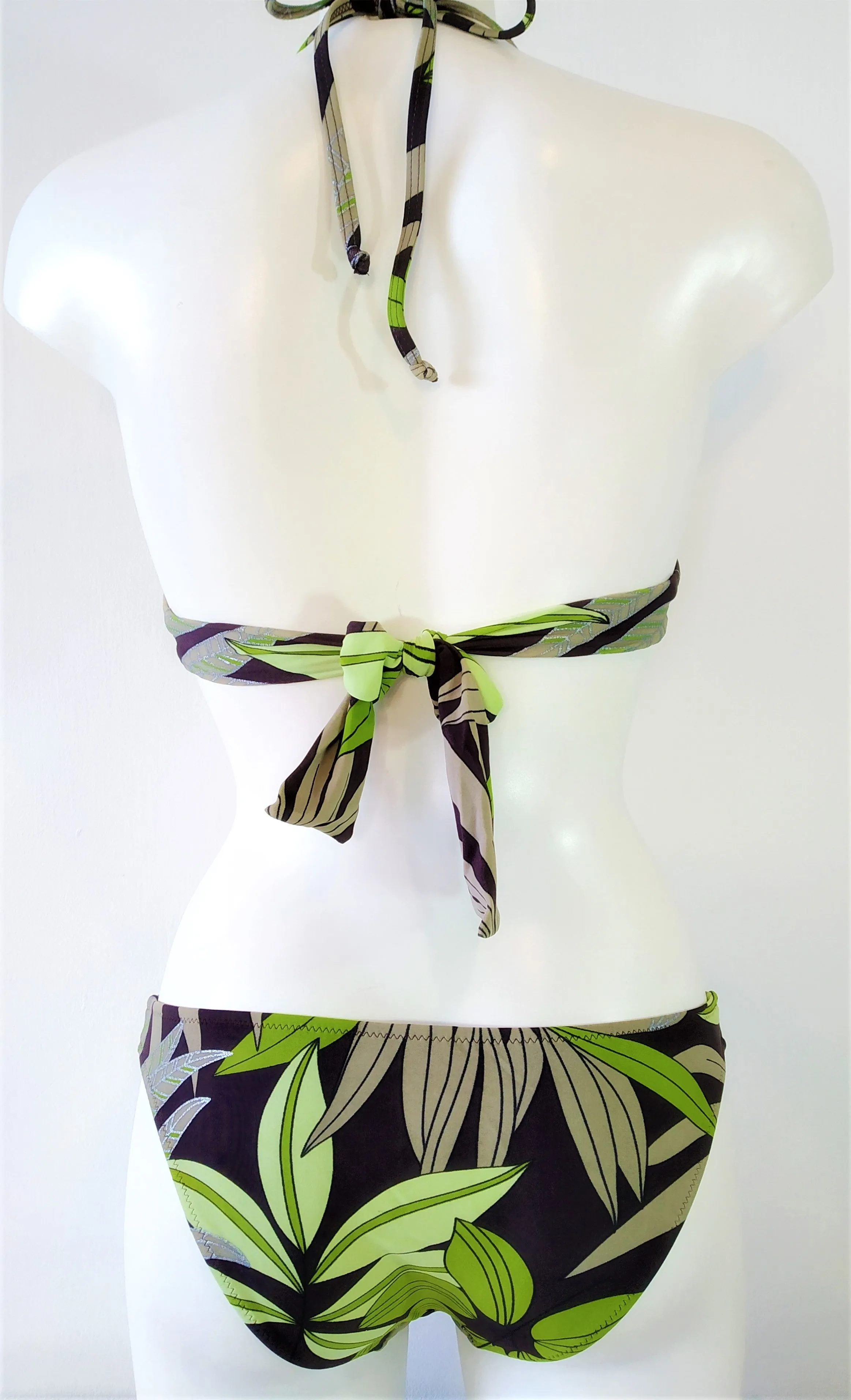 Green leaves Bikini Push-up set