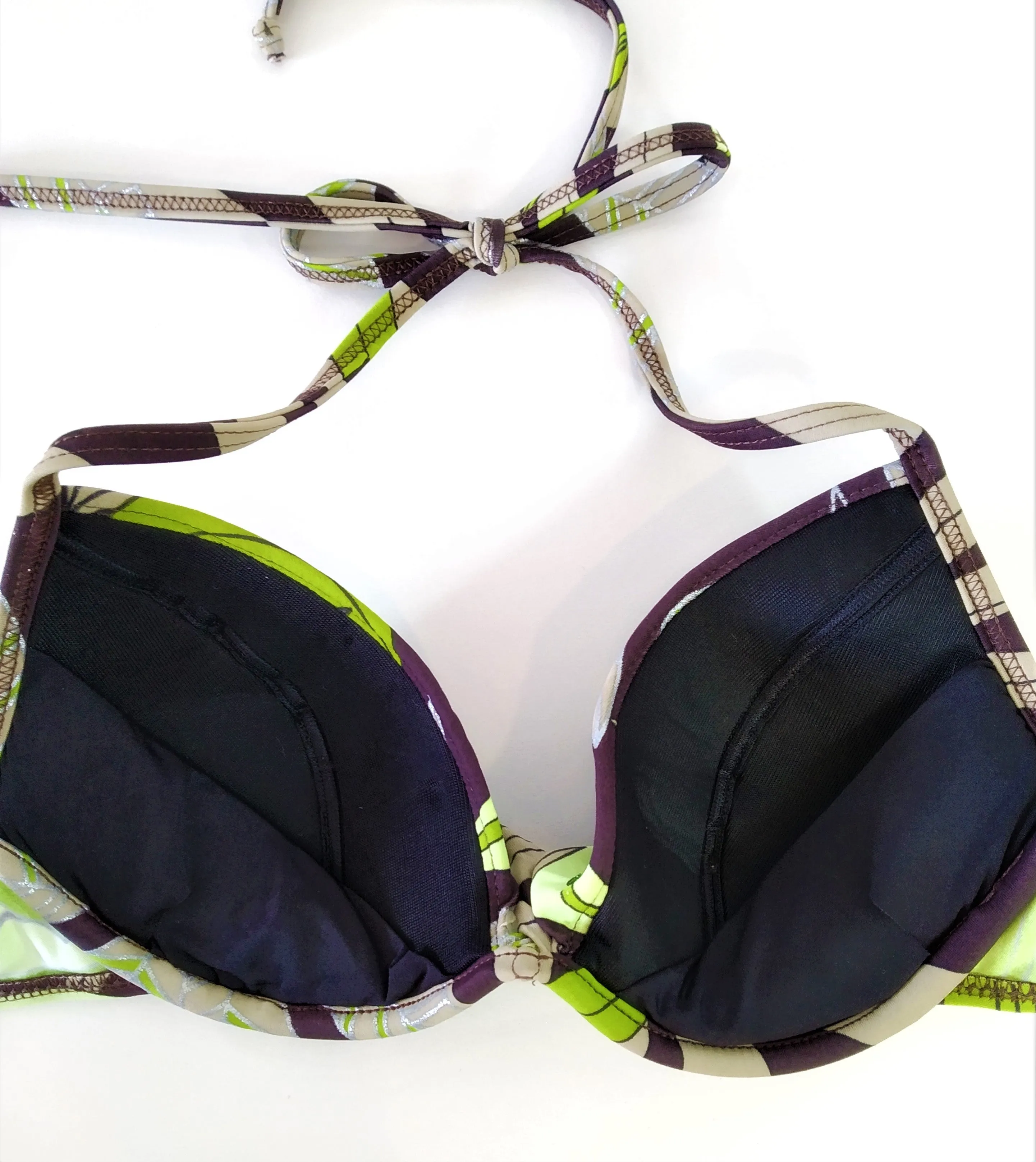 Green leaves Bikini Push-up set
