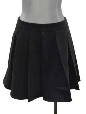Grey Pleated Mini Skort