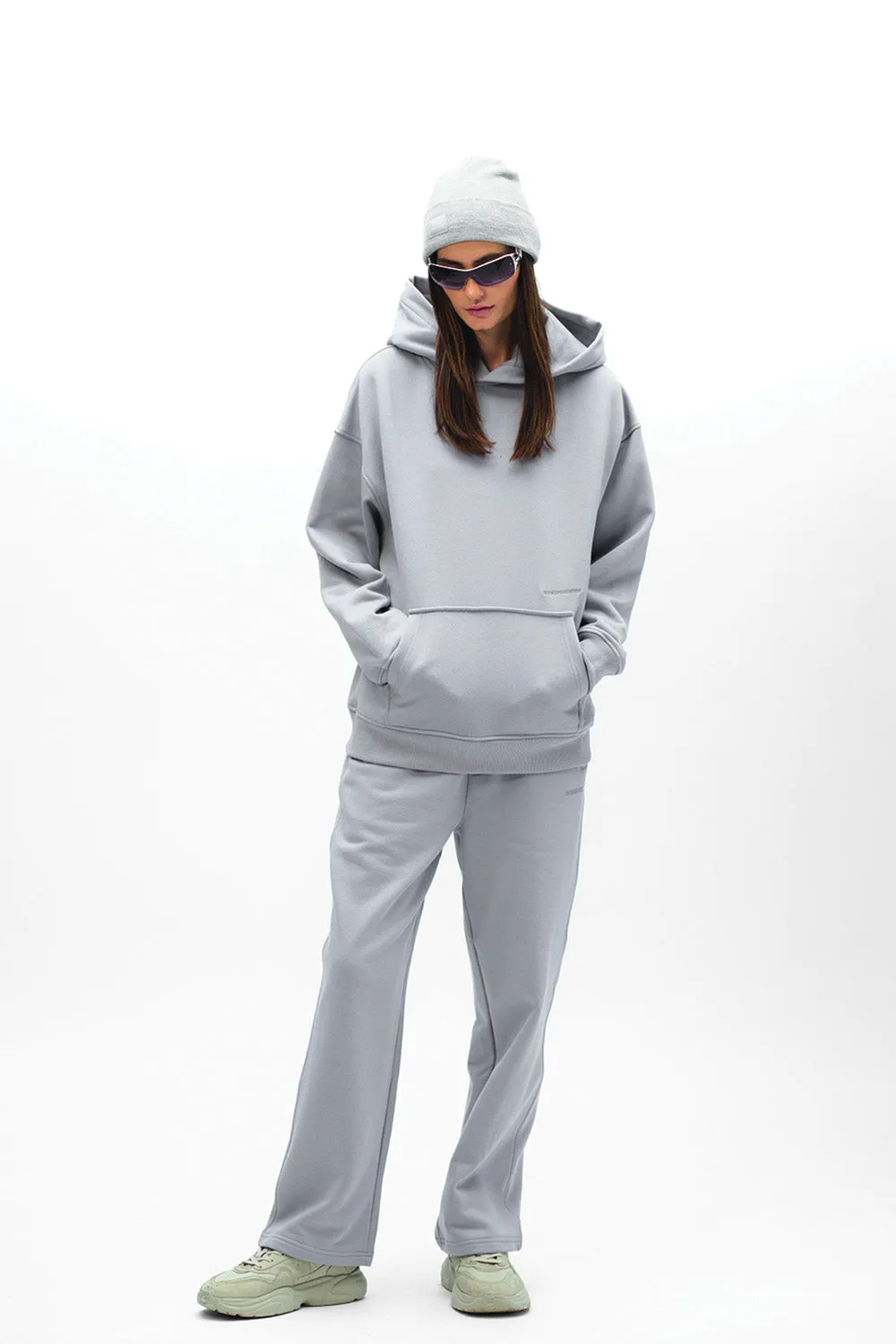 Grey Wear A Hug Oversized Hoodie