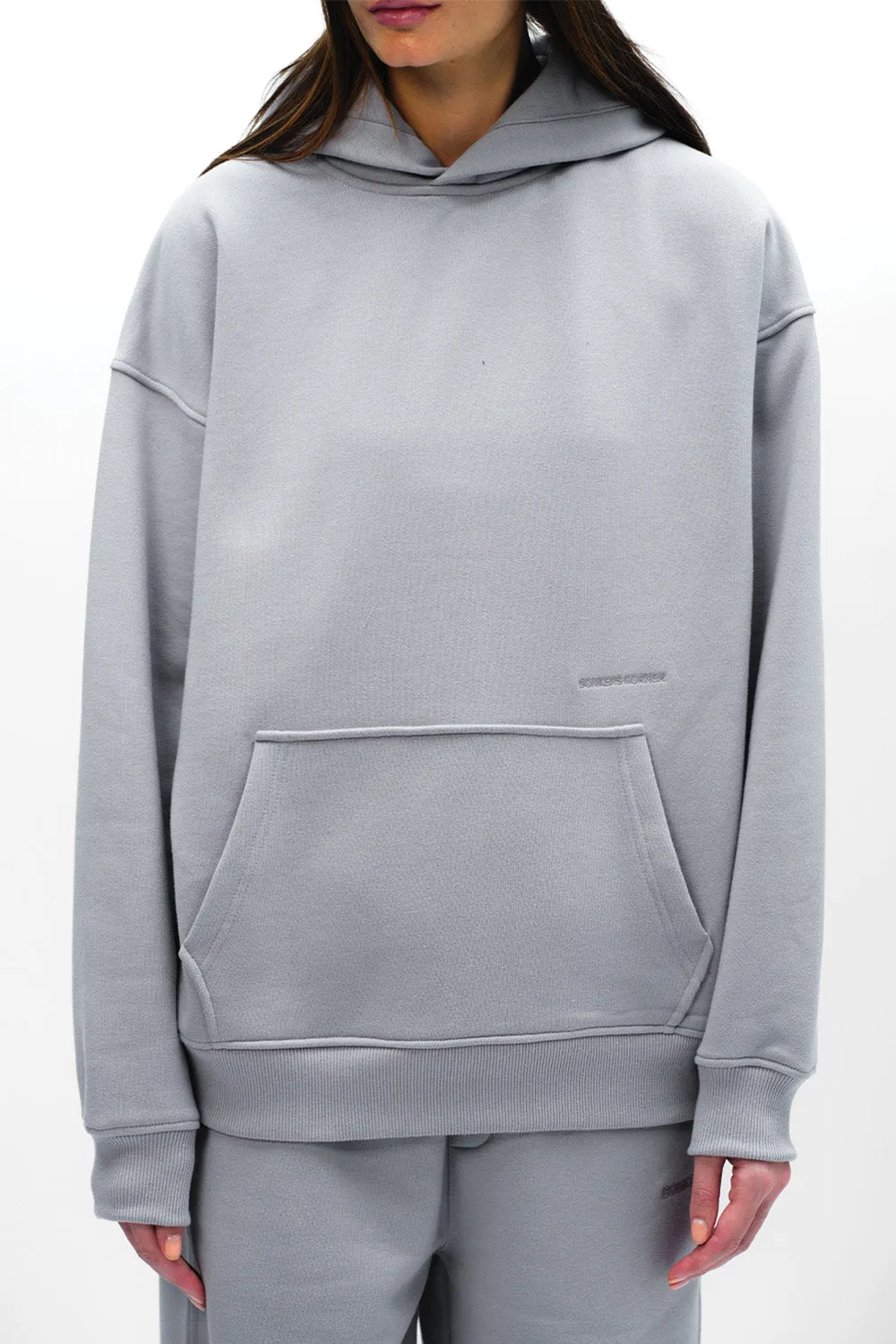 Grey Wear A Hug Oversized Hoodie