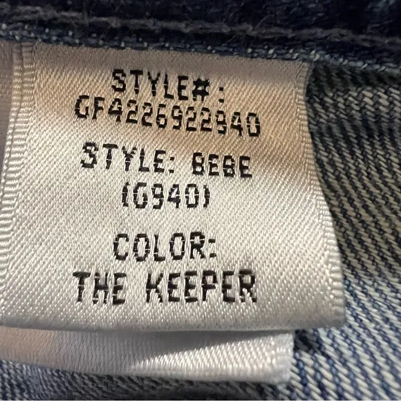 GRLFRND Denim Bebe The Keeper Jean Midi Skirt Button Front Blue Size 24