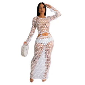 Handmade Knit Swimwear Cover Up