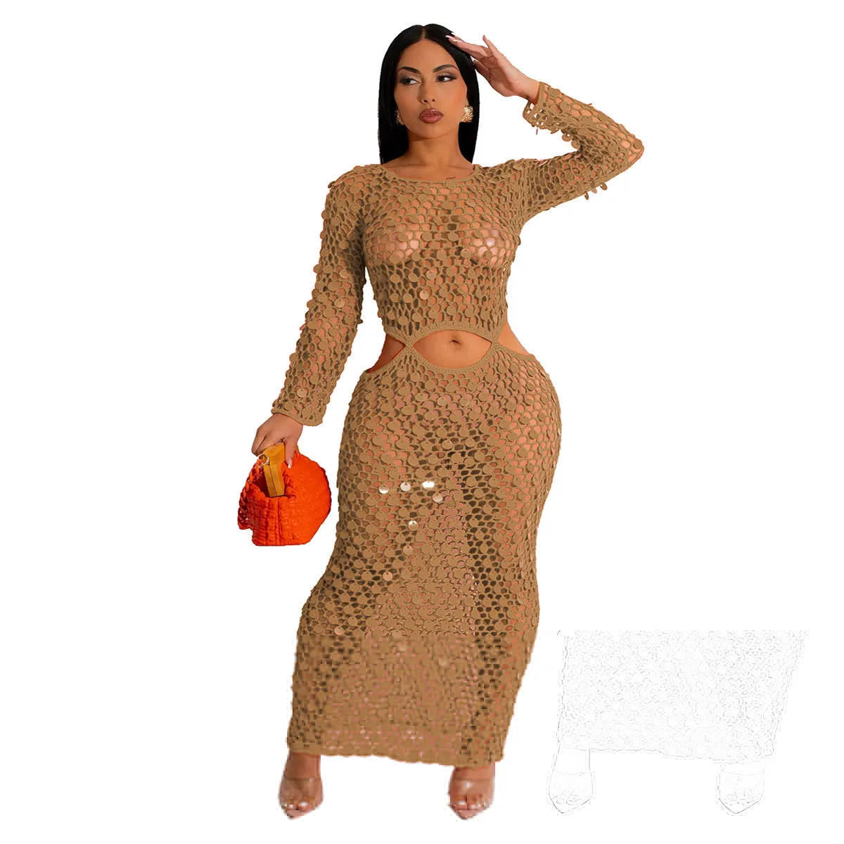 Handmade Knit Swimwear Cover Up