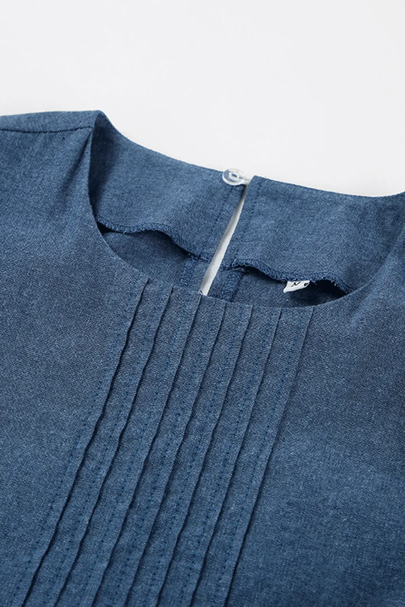 HBO1176 Puff Sleeves Mini Dress