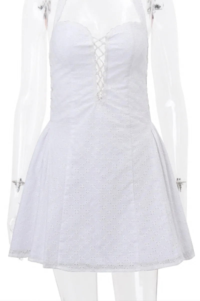 HBP1231 A-Line Flare Mini Dress