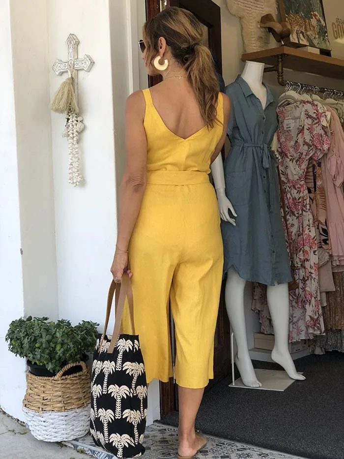 Hendrick Jumpsuit - Sunflower Yellow