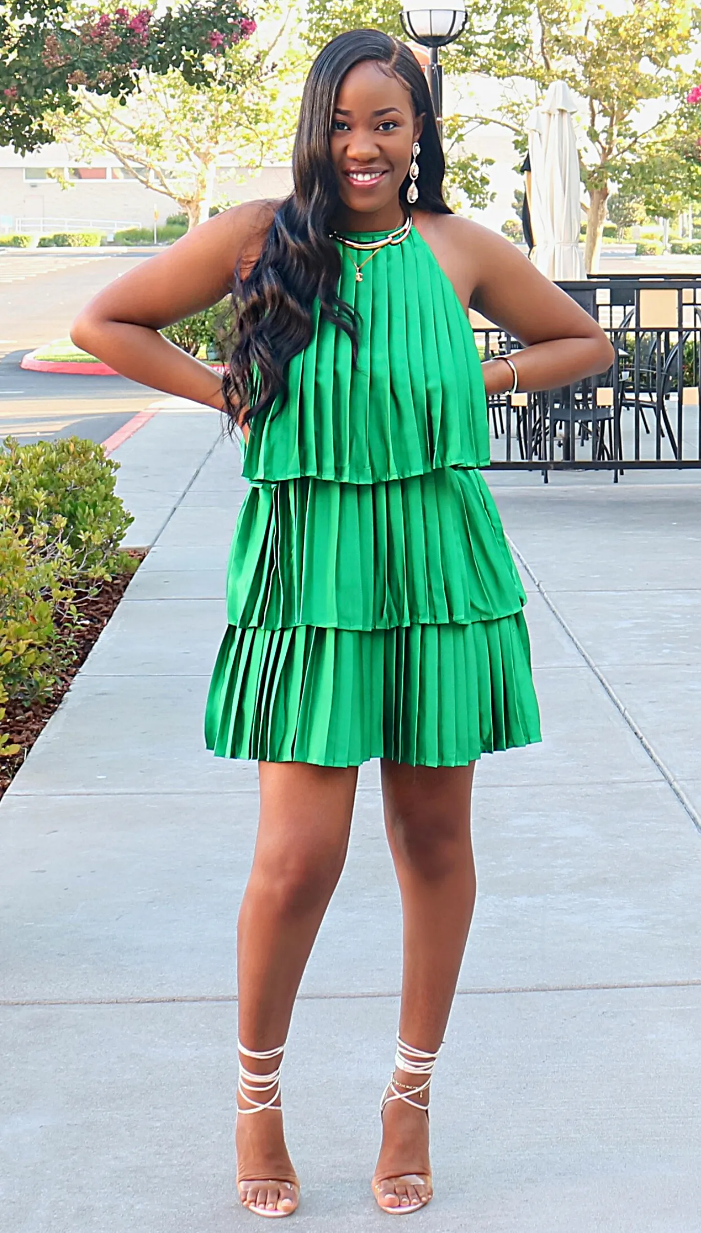 HIGH EXPECTATIONS SATIN MINI DRESS