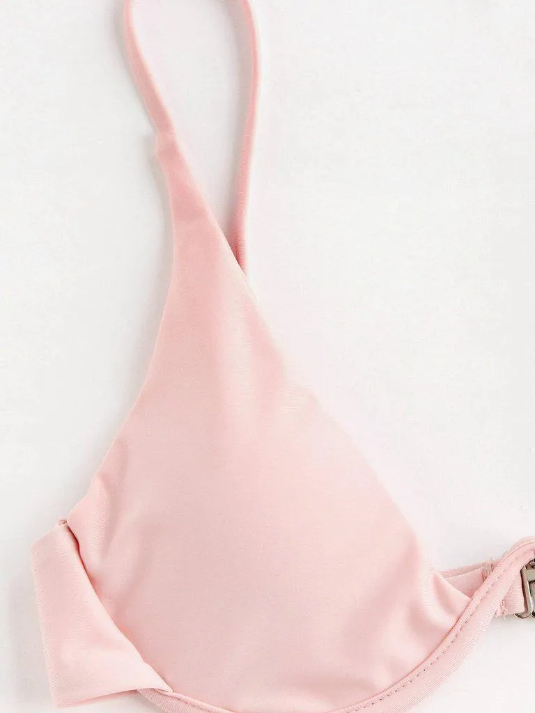 High Leg Underwire Bikini Set