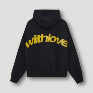 Hoodie 'With Love' Grafische Print - Oversized Hoodie Heren en Dames