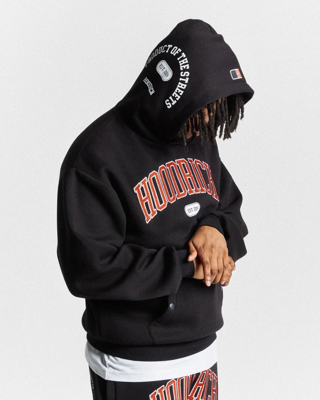 Hoodrich Og Phoenix Oth Hoodie Black/White/Marsred