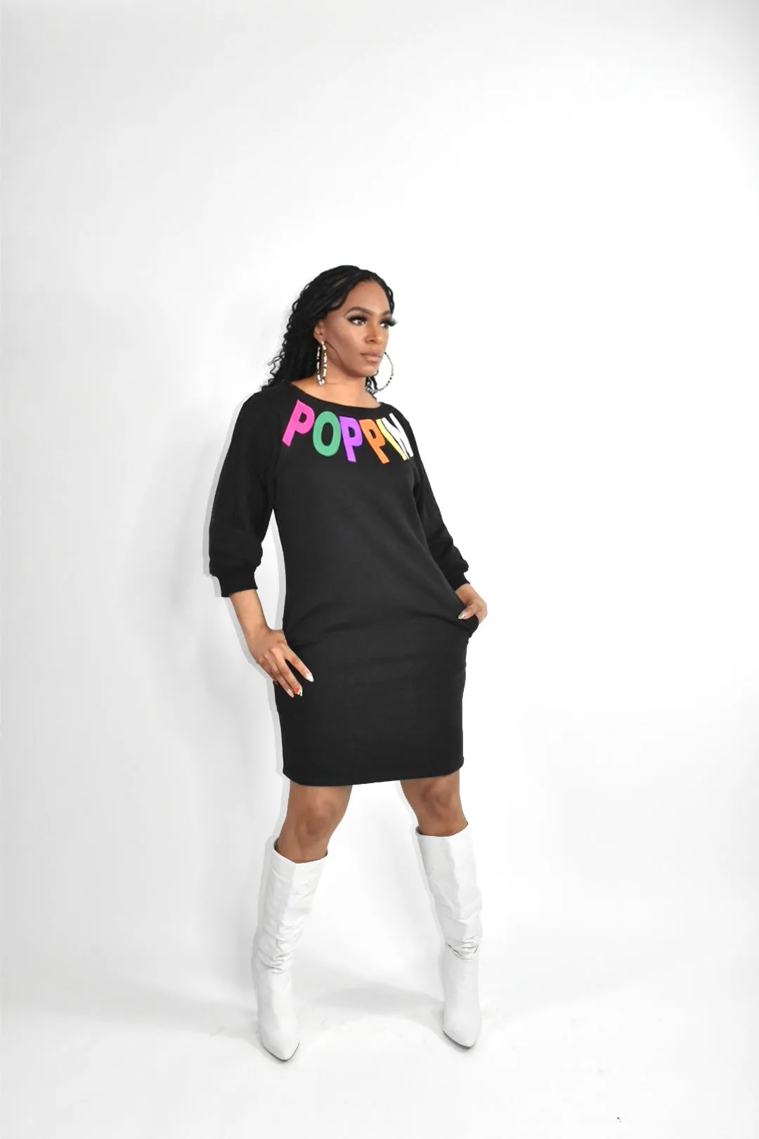 I’m POPPIN Up Sweat Dress