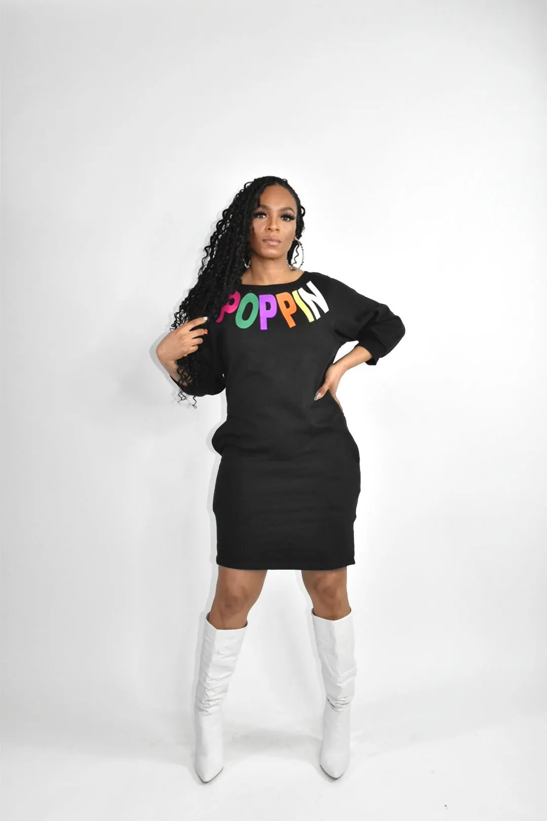 I’m POPPIN Up Sweat Dress