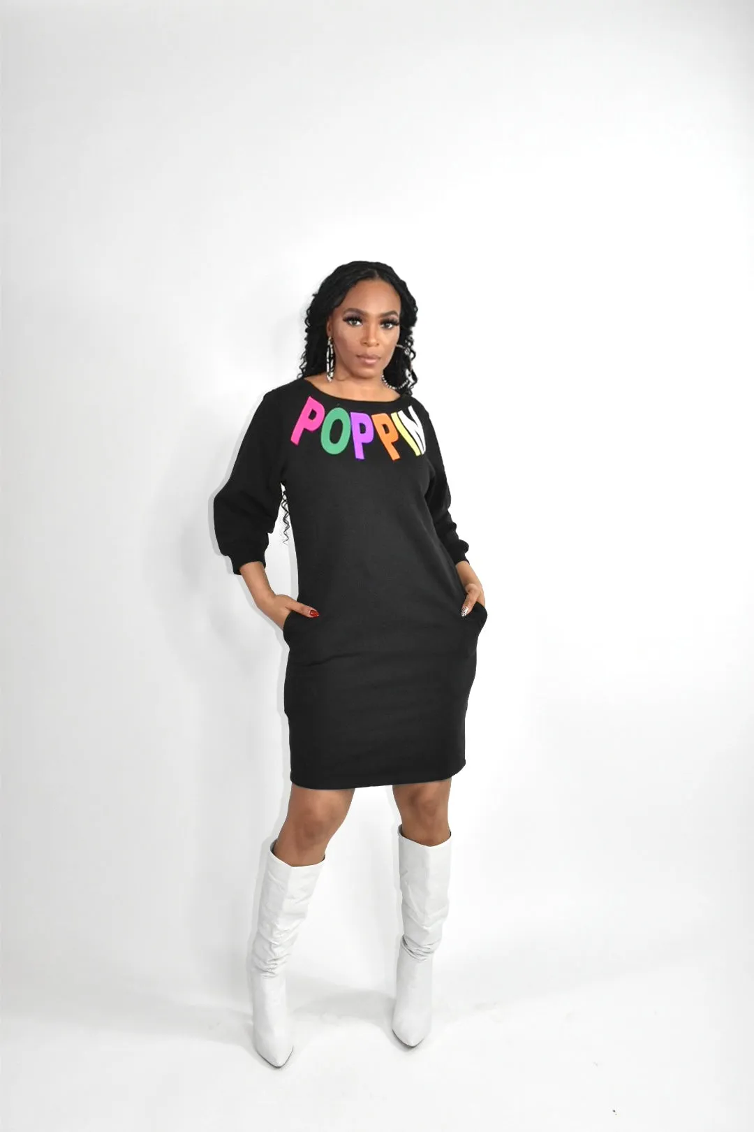 I’m POPPIN Up Sweat Dress