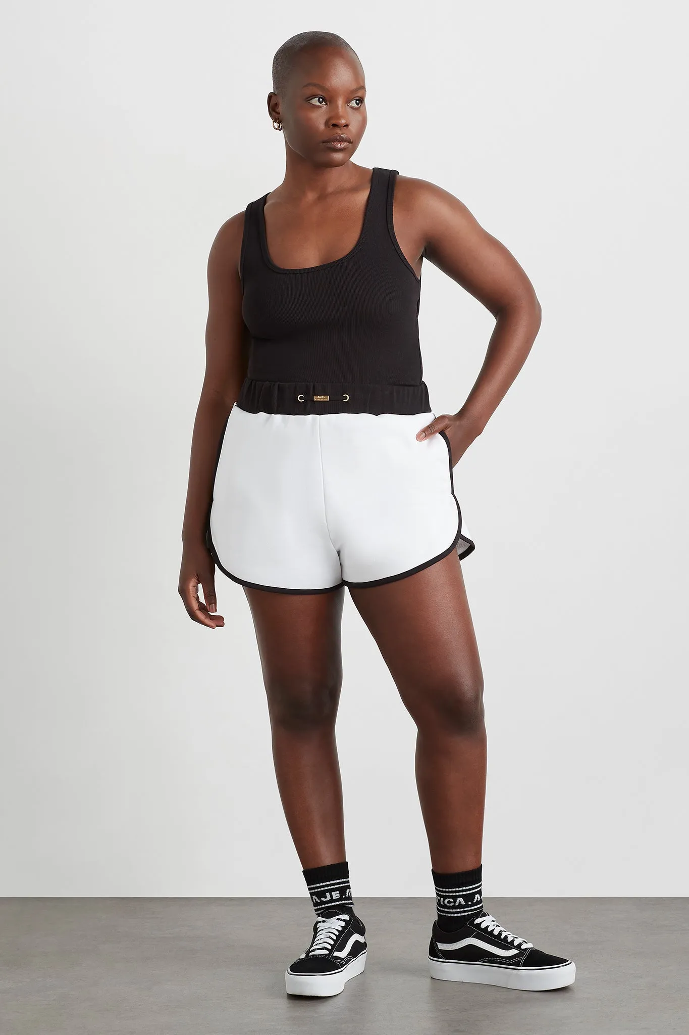 Interlock Ribbed Crop Tank 142
