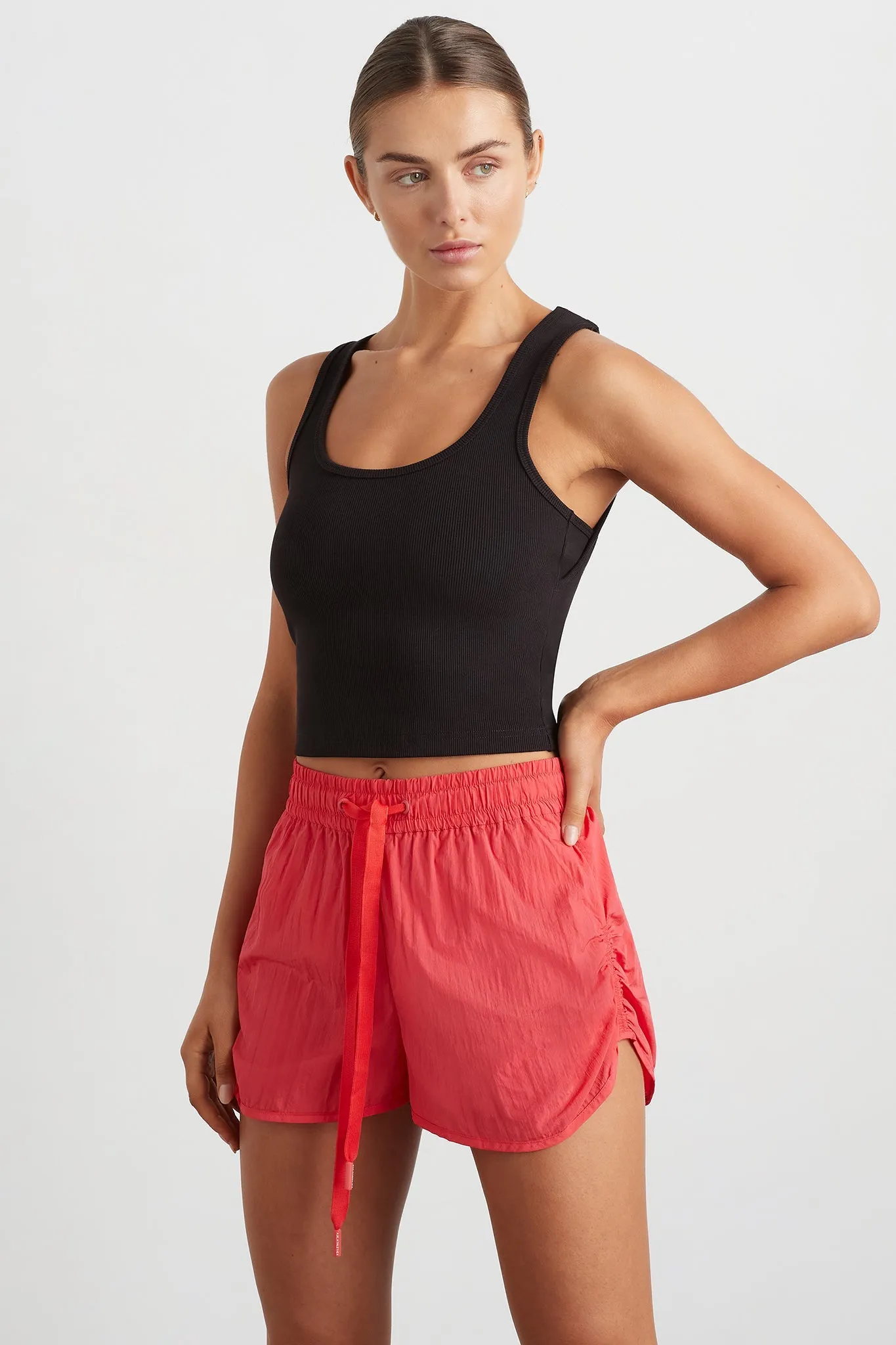 Interlock Ribbed Crop Tank 142