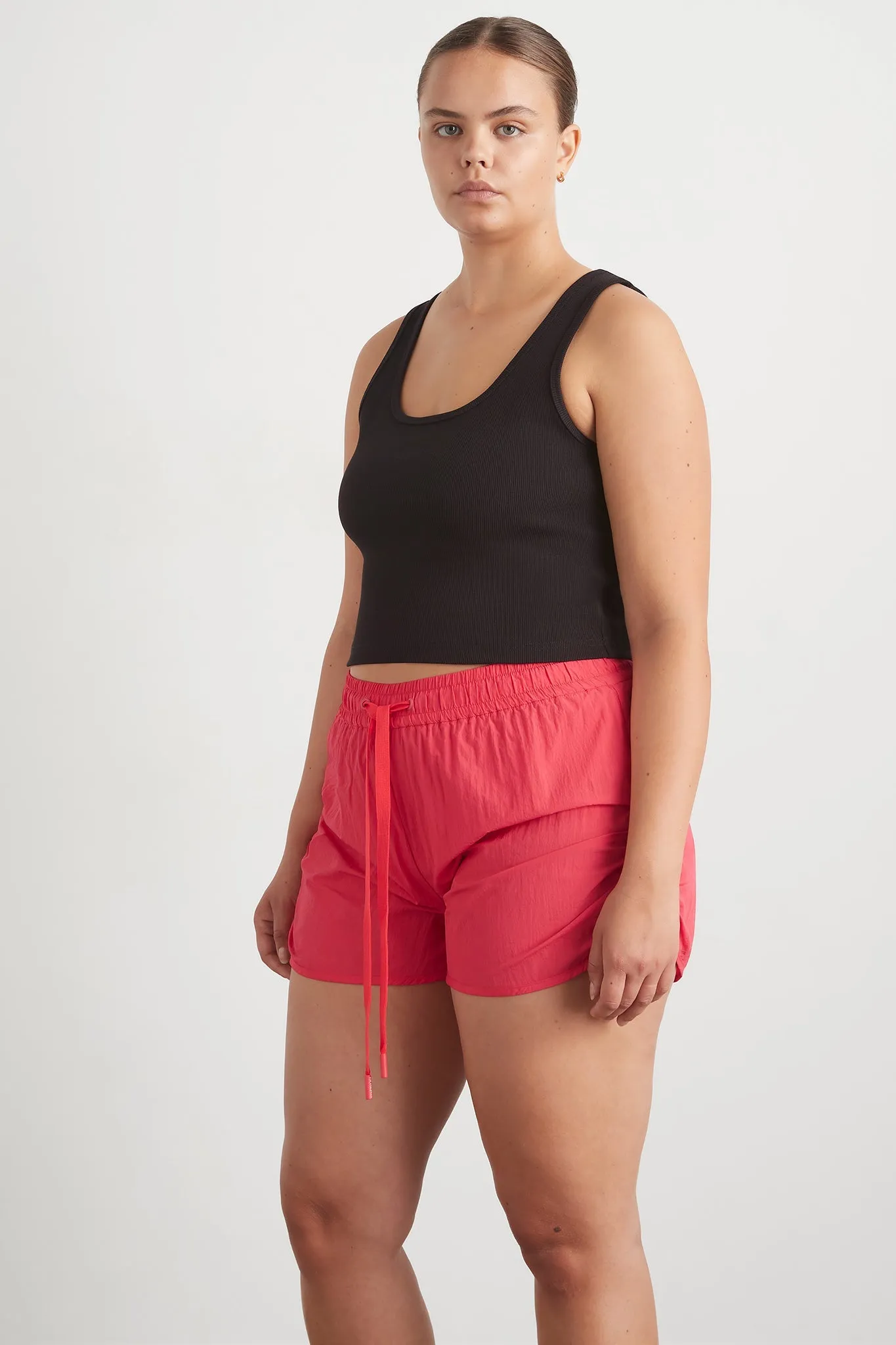 Interlock Ribbed Crop Tank 142