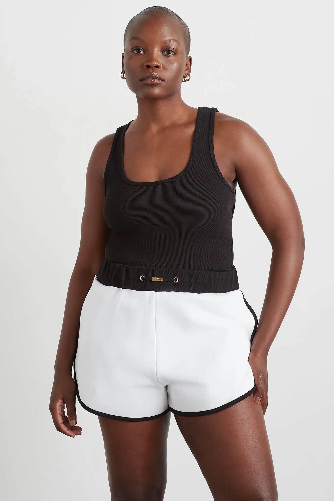 Interlock Ribbed Crop Tank 142