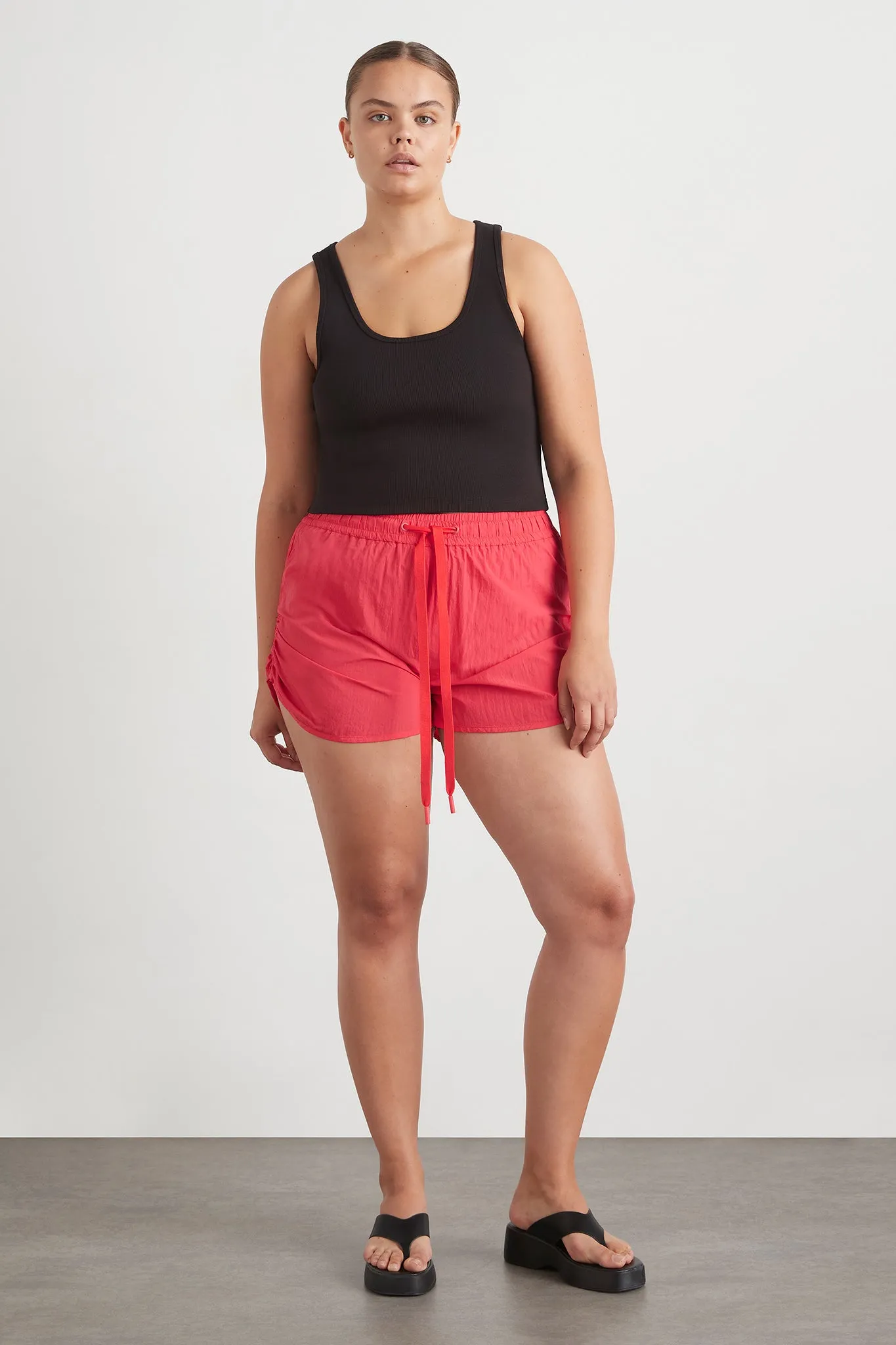 Interlock Ribbed Crop Tank 142