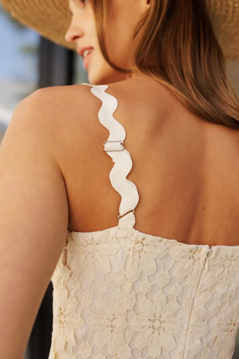 Island Bloom Crochet Maxi Dress