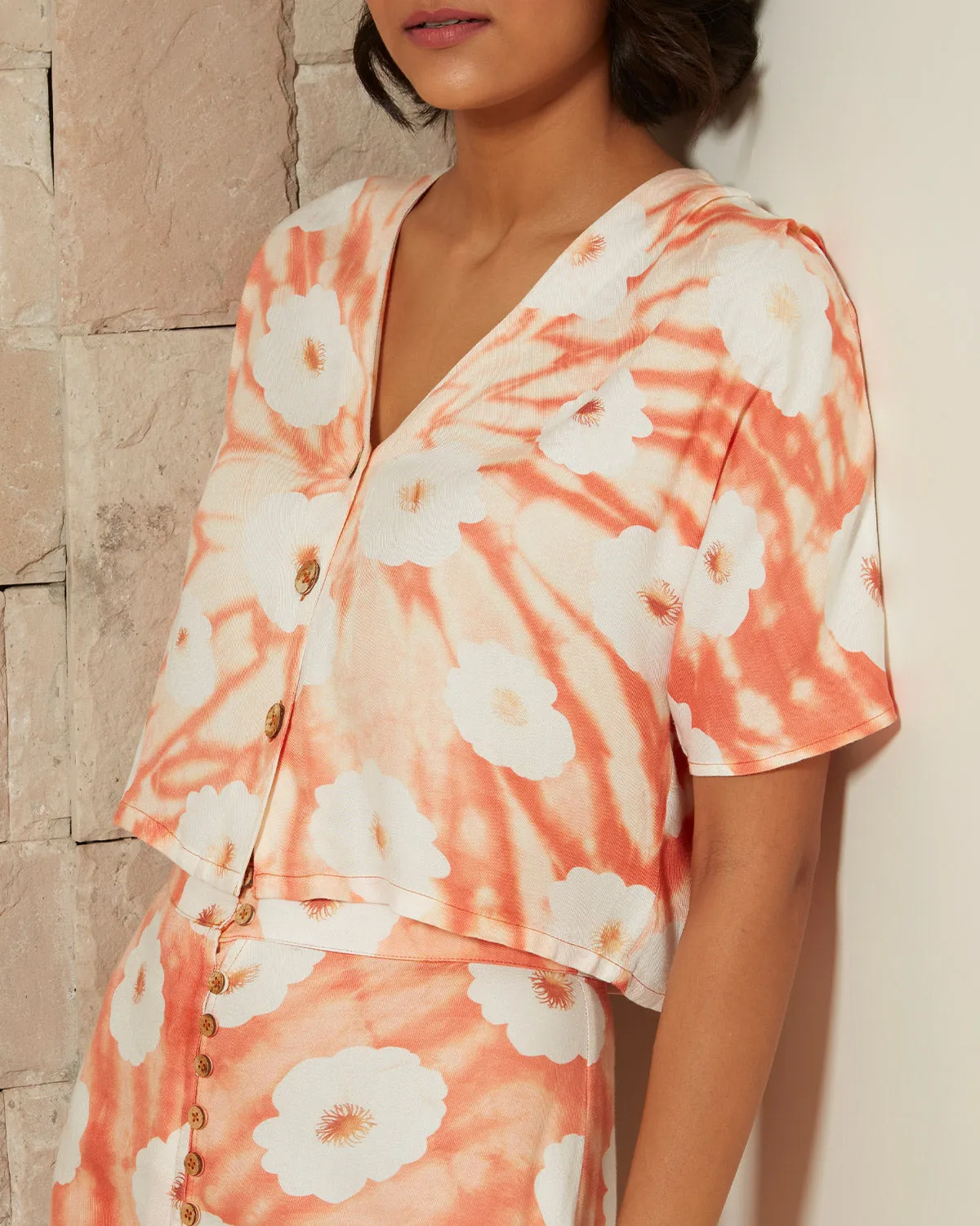 Islands In The Sun Printed Top
