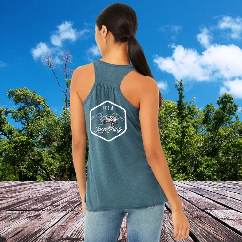 It's a Jeep Thing Trail Women's Flowy Premium Racerback Tank